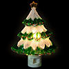 Glittered Christmas Tree Night Light - 5.75" - Green Image 2