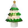 Glittered Christmas Tree Night Light - 5.75" - Green Image 3