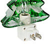 Glittered Christmas Tree Night Light - 5.75" - Green Image 4