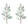 Glittered Leaf And Pod Spray (Set Of 2) 29"H Polyester Image 2