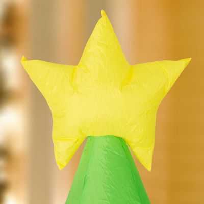 Glitzhome 9FT Lighted Inflatable Christmas Tree Decor Image 3