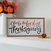Glorify the Lord with Thanksgiving Religious Tabletop Decoration Image 1