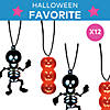 Glow Halloween Character Necklaces - 12 Pc. Image 2