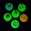 Glow-in-the-Dark Halloween Bouncy Balls - 6 Pc. Image 1