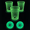 Glow-in-the-Dark Halloween Cup & Table Tennis Beer Pong Kit - 36 Pc. Image 1