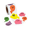 Glow-in-the-Dark Halloween Ghost Sticker Roll Image 1