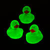 Glow-in-the-Dark Rubber Ducks - 12 Pc. Image 1