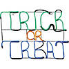 Glowing Neon LED Trick or Treat Sign Image 1