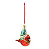 Gnome And Cardinal Ornament (Set Of 6) 4.5"H Glass Image 1