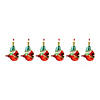 Gnome And Cardinal Ornament (Set Of 6) 4.5"H Glass Image 2