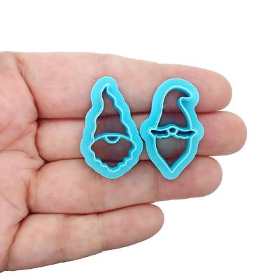 Gnome Clay Cutter Set, 5 pc, Christmas or Winter Image 3