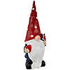 Gnome Holding Star Patriotic Outdoor Garden Statue - 16.5" Image 3