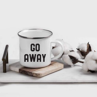Go Away 11 oz Campfire Mug Image 1