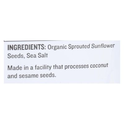 Go Raw Sprouted Seeds, Sunflower With Celtic Sea Salt  - Case of 6 - 14 OZ Image 1