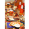 Gobble Gobble Party Pumpkin Pie-Shaped Paper Dessert Plates - 8 Pc. Image 1