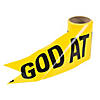 God at Work Construction Zone Plastic Streamer Image 1