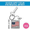 God Bless America Keychains - 12 Pc. Image 1