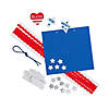 God Bless America Patriotic Windsock Craft Kit &#8211; Makes 12 Image 1