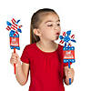 God Bless America Pinwheels with Card - 12 Pc. Image 1