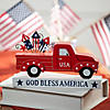 God Bless America Truck Tabletop Decoration Image 1