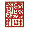 God Bless The Farmer Wall Sign Image 1