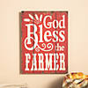 God Bless The Farmer Wall Sign Image 1