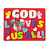 God Loves Us All Picture Frame Magnet Craft Kit - Makes 12 Image 1