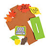 God Never Leaves Me Bible Verse Cross Stand Up Craft Kit - Makes 12 Image 1