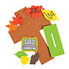 God Never Leaves Me Cross Stand Up Craft Kit - Makes 12 Image 1