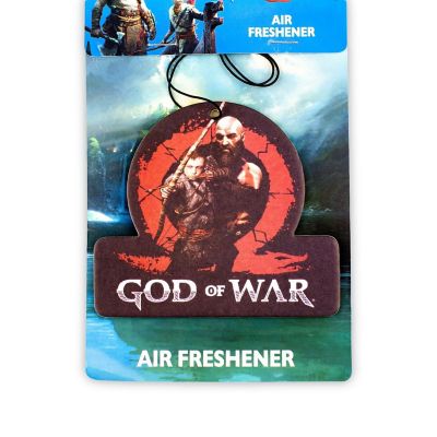 God of War 2018 Kratos and Son Air Freshener  Freshly Scented Image 1