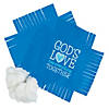 God&#8217;s Love Tied Fleece Pillow Craft Kit - Makes 6 Image 1