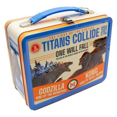 Godzilla vs Kong Embossed Tin Fun Box Image 1