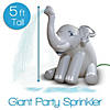 GoFloats Giant Inflatable Elephant Party Sprinkler | 5 Feet Tall Yard Sprinkler for Kids Summer Fun Image 1