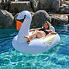 GoFloats Giant Inflatable Swan Pool Float And Drink Float Image 1
