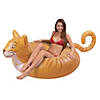 GoFloats Meowzers the Cat Party Tube Inflatable Raft, Float in Style (for Adults and Kids) Image 1