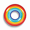 GoFloats Rainbow Party Tube Inflatable Raft Image 1