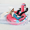 GoFloats Winter Snow Tube - Flying Flamingo - The Ultimate Sled & Toboggan Image 4