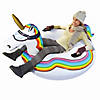 GoFloats: Winter Snow Tube Unicorn - The Ultimate Sled &amp; Toboggan Image 1