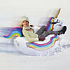 GoFloats: Winter Snow Tube Unicorn - The Ultimate Sled &amp; Toboggan Image 2