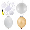 Gold & White Balloon Column Kit - 131 Pc. Image 1
