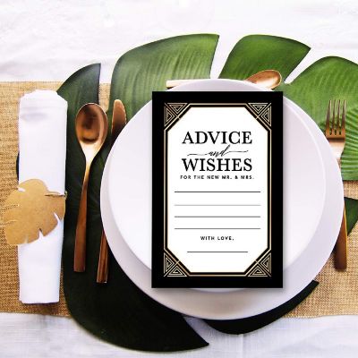 Gold Art Deco Advice 4x6IN 56PC Image 2