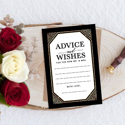 Gold Art Deco Advice 4x6IN 56PC Image 3