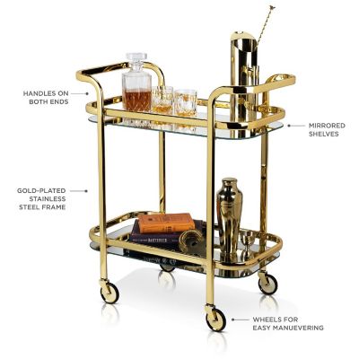 Gold Bar Cart Image 3