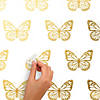 Gold bee peel and stick wall decals Image 3