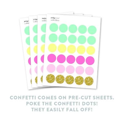 Gold Boho Sweets Confetti 180-Pack Image 1