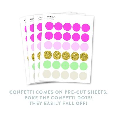 Gold Bridal Shower Confetti 180-Pack Image 1