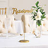 Gold Calligraphy Reserved Table Signs - 6 Pc. Image 2