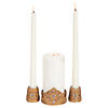 Gold Candle Holder Set Image 1