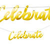 Gold Celebrate Garland Image 1