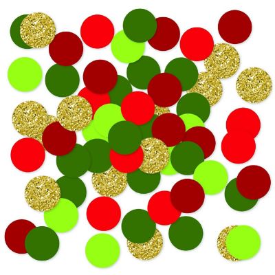 Gold Christmas Confetti 180-Pack Image 1